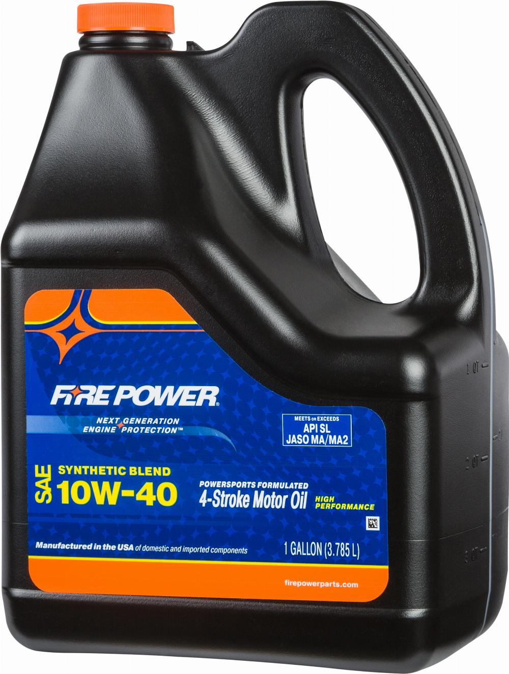 SYNTHETIC BLEND 4-STROKE OIL 10W-40 GAL 4/CASE#mpn_196983