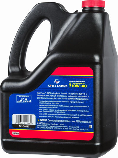 SYNTHETIC 4-STROKE OIL W/ESTER 10W-40 GAL 4/CASE#mpn_196985