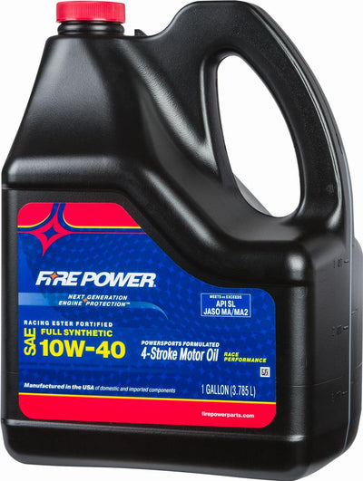 SYNTHETIC 4-STROKE OIL W/ESTER 10W-40 GAL 4/CASE #196985