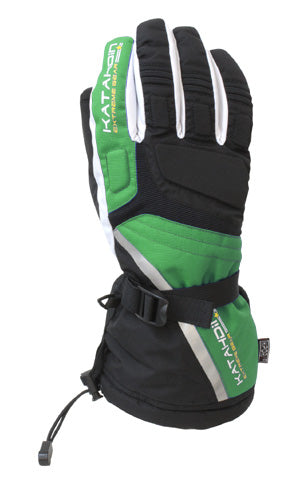 KATAHDIN GEAR CYCLONE SNOWMOBILE GLOVE, GREEN-4XL#mpn_84181308