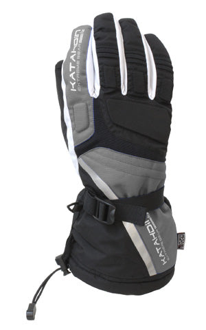 KATAHDIN GEAR CYCLONE SNOWMOBILE GLOVE, GREY-SM#mpn_84181802