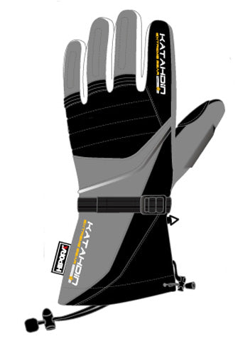 Katahdin Gear 84182801 Frostfire Gloves - Grey X-Small #84182801