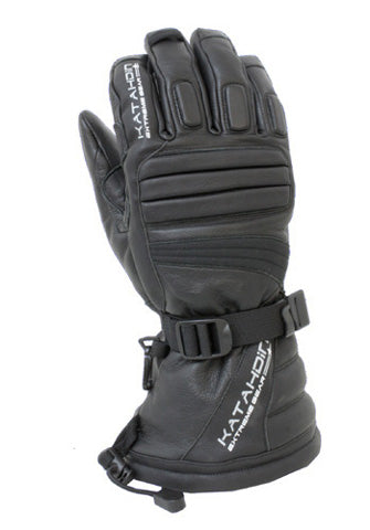 KATAHDIN GEAR TORQUE LEATHER SNOWMOBILE GLOVE, BLACK-3XL#mpn_84183207