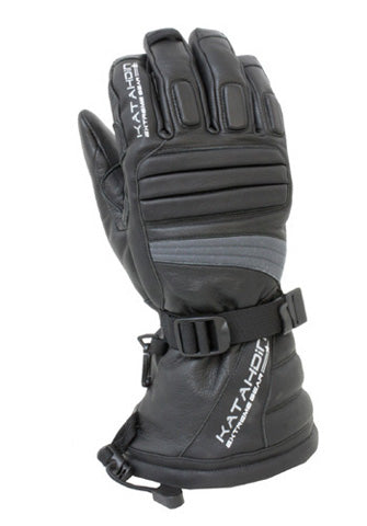 KATAHDIN GEAR TORQUE LEATHER SNOWMOBILE GLOVE, GREY-4XL#mpn_84183808