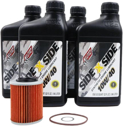 SIDE X SIDE OIL CHANGE KIT 10W40 WITH OIL FILTER CAN-AM#mpn_KU-104