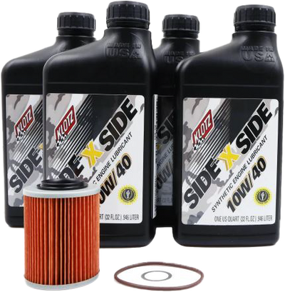 SIDE X SIDE OIL CHANGE KIT 10W40 WITH OIL FILTER CAN-AM#mpn_KU-104
