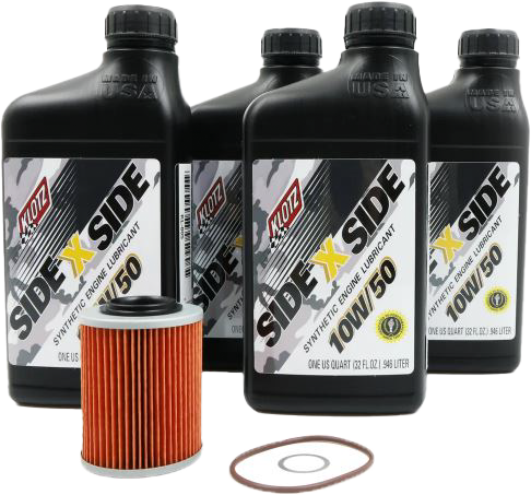 SIDE X SIDE OIL CHANGE KIT 10W50 WITH OIL FILTER CAN-AM#mpn_KU-105