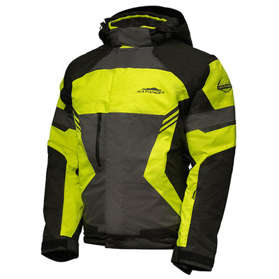 Katahdin Gear 84300304 Dagger Jacket Men'S - Black/Grey/Hi-Viz Large #84300304