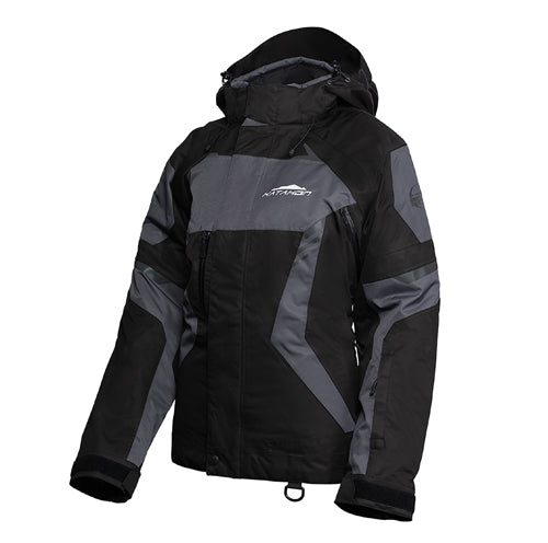 KATAHDIN GEAR DAGGER JACKET WOMENS, BLACK/GREY - 2X-LARGE#mpn_84310806