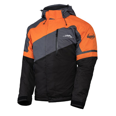 KATAHDIN GEAR RECON JACKET MENS, BLACK/GREY/ORANGE - 2X-LARGE#mpn_84400506