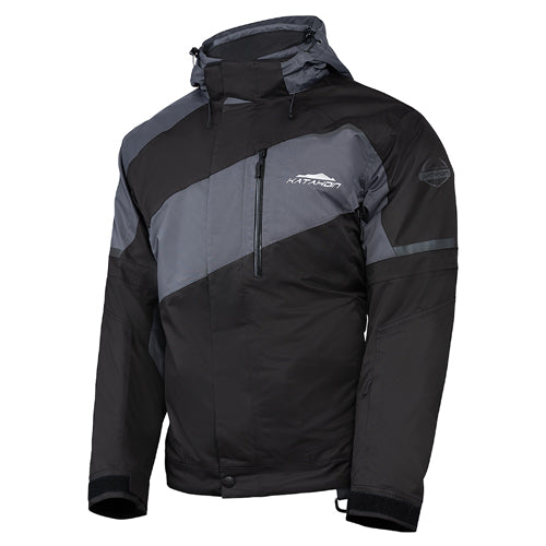 KATAHDIN GEAR RECON JACKET MENS, BLACK/GREY - X-LARGE#mpn_84400805