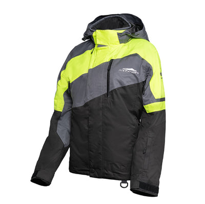 KATAHDIN GEAR RECON JACKET WOMENS, BLACK/GREY/HI-VIZ - X-L#mpn_84410305