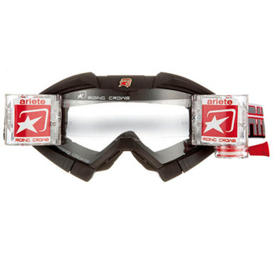 MX GOGGLES RIDING CROWS BLACK BLACK - ROLL-OFF FITTED#mpn_13950-NNRO