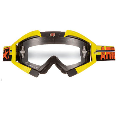 MX GOGGLES RIDING CROWS TOP BLACK, YELLOW OUTRIGGERS#mpn_13950-TNGO