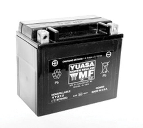 Yuasa YUAM7RH2S Factory Activated Maintenance Free 12V Battery #YUAM7RH2S