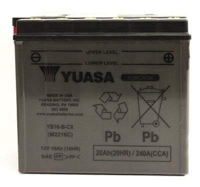 YUASA YB16-B-CX YUMICRON CX-12VOLT BATTERY#mpn_YUAM2216C