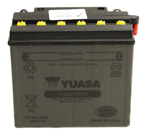 YUASA YB16HL-A-CX YUMICRON CX-12 VOLT BATTERY#mpn_YUAM2H16C