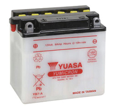 YUASA YB7-A YUMICRON-12 VOLT BATTERY#mpn_YUAM227AY