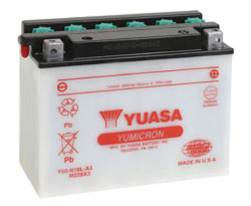 Yuasa YUAM228A3 Yumicron 12 Volt Battery Y50-N18L-A3 #YUAM228A3