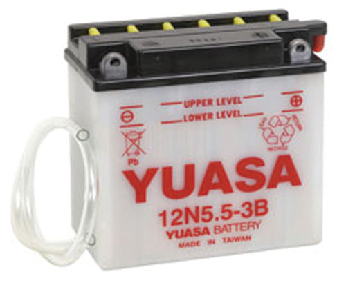 YUASA 12N5.5-3B CONVENTIONAL 12 VOLT BATTERY#mpn_YUAM2255B