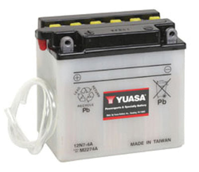 YUASA 12N7-4A CONVENTIONAL 12 VOLT BATTERY#mpn_YUAM2274A