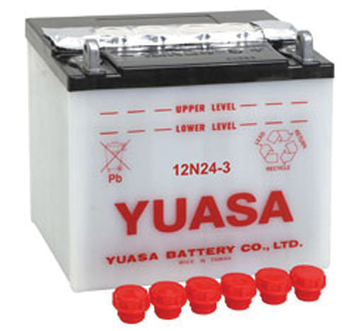 YUASA 12N24-3 CONVENTIONAL 12 VOLT BATTERY#mpn_YUAM2224D