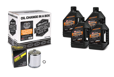 V-TWIN QUICK CHANGE KIT MINERAL W/ CHROME FILTER, EVO/SPORTSTE#mpn_90-069014C