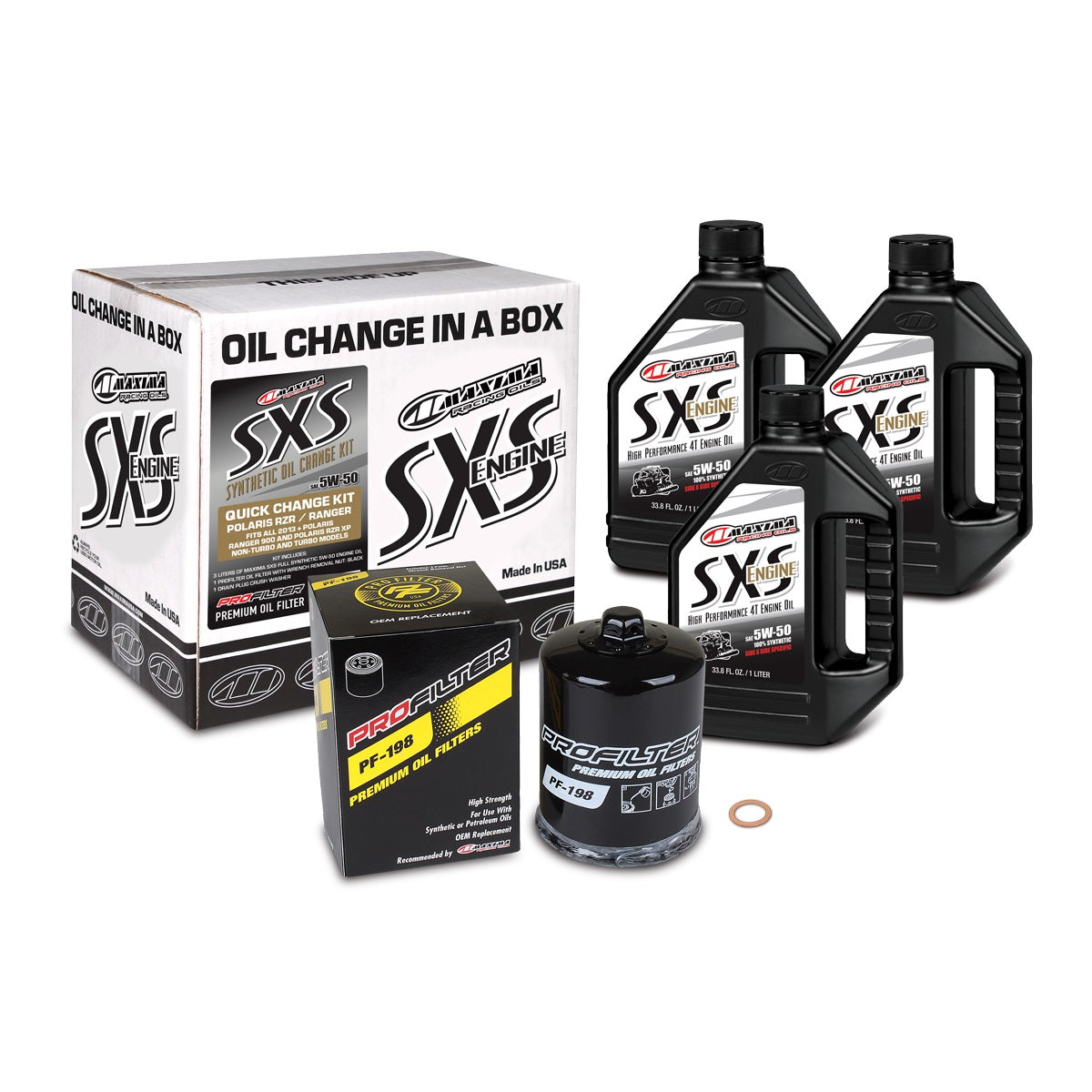 Maxima 90-219013-CA SXS Quick Change Kit 10W-50 #90-219013-CA