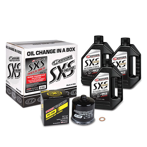 SXS QUICK CHANGE KIT 10W-50 SYNTHETIC W/ BLACK FILTER#mpn_90-219013-TXP