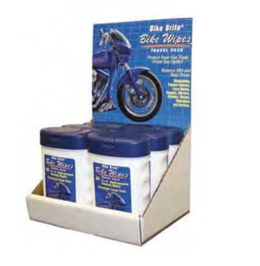 Bike Brite MC49000D Bike Wipes Display Pack Of 6 #MC49000D