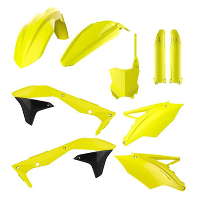 POLISPORT MX COMPLETE KIT KAWASAKI FLO YELLOW#mpn_90744