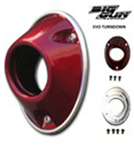 BIG GUN EVO MX / ATV TURNDOWN END CAP ASSEMBLY - RED#mpn_41-E0001