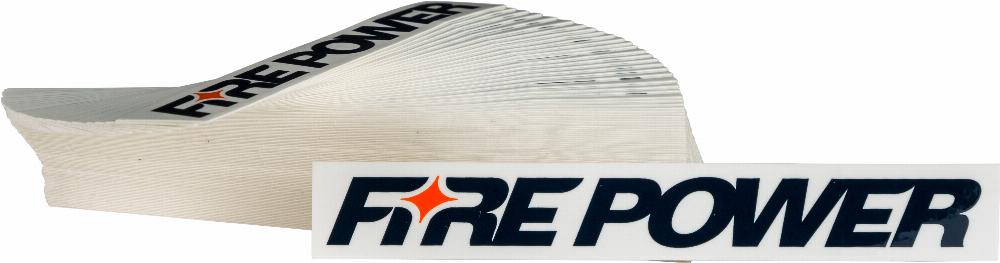 FIRE POWER STICKER WHITE 100 PKS#mpn_99-8102