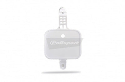 Polisport 8661800001 Number Plate - White #8661800001