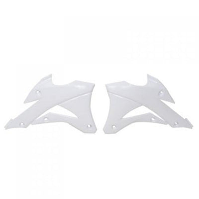 Polisport 8417300002 Radiator Scoops - White #8417300002