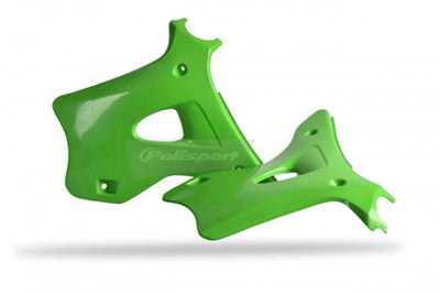 RADIATOR SCOOPS KX125 Factory COLOR GREEN#mpn_8420000002