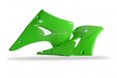 RADIATOR SCOOPS KX125 Factory COLOR GREEN 05#mpn_8429100007
