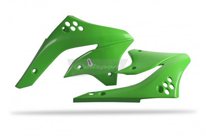 RADIATOR SCOOPS KX450F Factory COLOR 2008 GREEN 05#mpn_8426300006