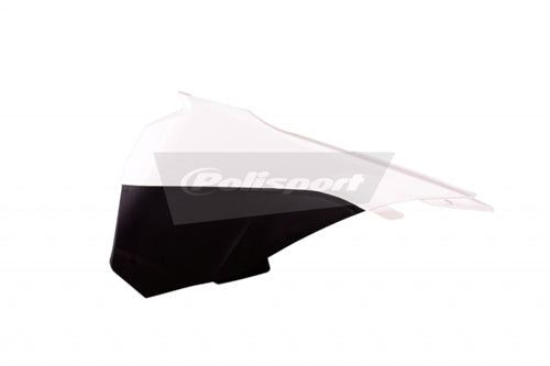 Polisport 8453200002 Air Filter Box Cover - White Ktm/Black #8453200002
