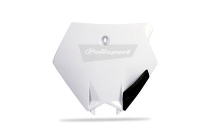 Polisport 8662400003 Number Plate - White Ktm #8662400003