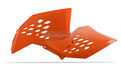 RADIATOR SCOOPS KTM 125/250 SX ORANGE KTM#mpn_8428200002