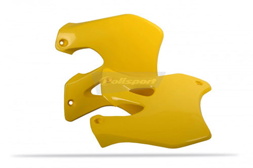 RADIATOR SCOOPS RM125 Factory COLOR YELLOW#mpn_8412000001