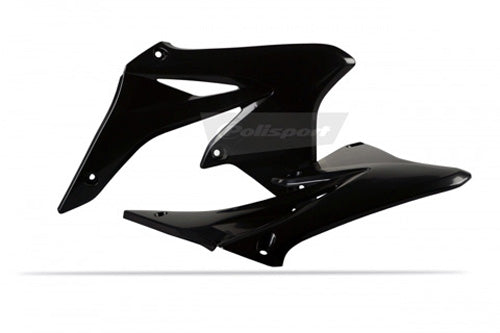 Polisport 8413600002 Radiator Scoops - Black #8413600002