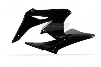 Polisport 8413600002 Radiator Scoops - Black #8413600002