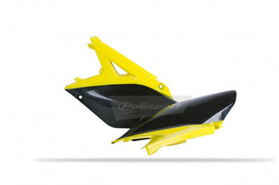 SIDE PANELS RMZ250 Factory COLOR 2010-2012 YELLOW RM01/BLACK#mpn_8605200001