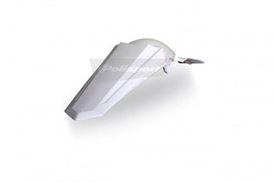Polisport 8553300001 Rear Fender - White #8553300001