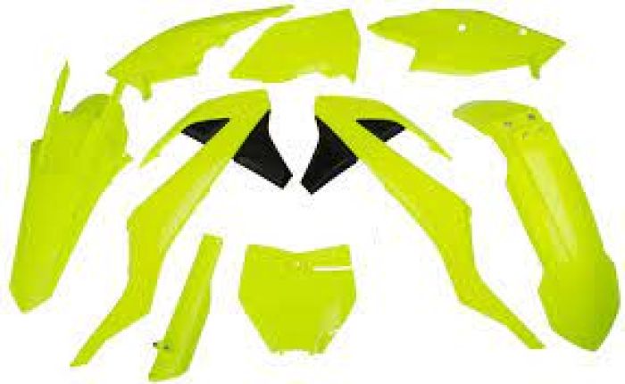 POLISPORT MX COMPLETE KIT KTM FLO YELLOW#mpn_90740