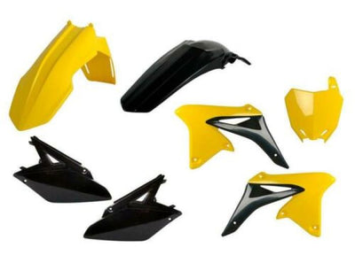 POLISPORT  MX COMPLETE KIT SUZUKI, YELLOW/BLACK#mpn_90839