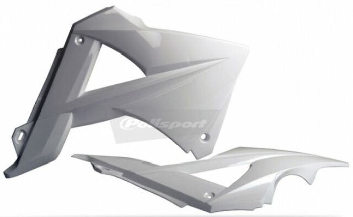 Polisport 8413300008 Radiator Scoop - White #8413300008