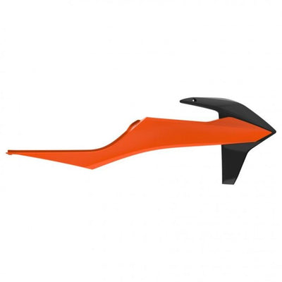 POLISPORT  RADIATOR SCOOPS KTM, ORANGE/BLACK#mpn_8417400004